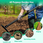 48  72   Long Handle Triangle Hoe For Digging Weeding Edging Cut Loosening Soil