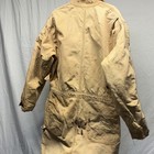 Beige Canvas Men s Work Coverall With Red Lining And Multiple Pockets
