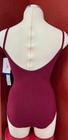 Nwt Motionwear Burgundy Adult Ballet Dance Plus Leotard Size 1x  2x Available