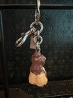 Disney X Coach Enamel Belle Bear Bag Charm Key Ring Chain Fob