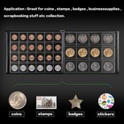 Coin Album Holder 312 Pockets Binder For Silver Dollar Penny Medallion Black Pu