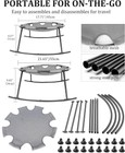 Elevated Dog Cot Portable Raised Pet Bed With Breathable Mesh Cooling Pet Cot Us