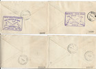 Australia 1952 Qantas Airways First Flight Airmail 6  Covers To South Africa 