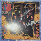 Duran Duran   Signed Lp   5 Members    Seven And The Ragged Tiger Promo