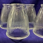 4 Vintage Glass Lamp Holophane Style Shade Art Deco Victorian Pendant 2    A7