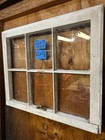 24 X 19 Vintage Window Sash  Old 6 Pane  Frame 1953