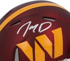 Jayden Daniels Washington Commanders Autographed Riddell Speed Mini Helmet
