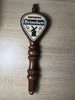 Vintage Heineken Imported Beer Wooden Tap Handle Windmill Man Cave