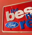 Vintage Ford The Best Never Rest Booster License Plate Show Car Ready