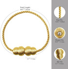 Magnetic Curtain Tiebacks 2 Pack Rope Decorative Curtain Tie Backs Elegant Curta