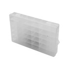 36 Compartment Clear Plastic Multipurpose Organizer Box With Adjustable Grids Us