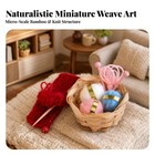Dollhouse Knitting Scene Accessory Decorative For Diorama Builders