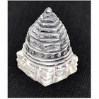 Sphatik Natural Crystal Meru Sri Shri Shree Yantra Chakra Vastu Laxmi Temple Om