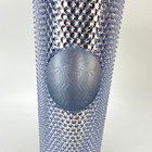 Holiday Starbucks Silver Studded Tumbler Cup Limited Edition 24oz
