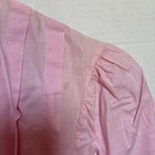 Vtg 1900s Victorian Edwardian High Neck Pink Cotton Shirtwaist Blouse 21   l  24   