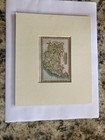 Antique Map Of Suffolk From Wm  Darton   s New Miniature Atlas Published 1820 Rare