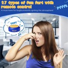 Remote Control Fart Machine Noise Maker  30 Sound Effects  Prank Gag Gift Toy