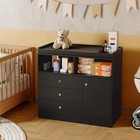 Baby Changing Table W  Storage 3 Drawer Diaper Changing Station Nursery Dresser