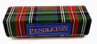 Pendleton Plaid Lipstick Case W  Mirror Vintage Rare Holder