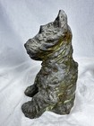 Vintage 1930s Cast Iron Scottie Dog Doorstop Scottish Terrier Antique Figurine