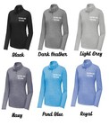 Ink Stitch Design Your Own Custom Logo Texts Stitching Ladies Quarter Zip Up