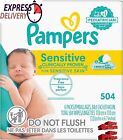 Pampers Sensitive Water Based Hypoallergenic And Unscented Baby Wipes  504 Count