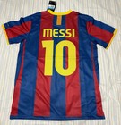 Barcelona 2010 2011 Home Jersey  10 Messi Soccer Football Jersey Size Medium Men