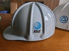 Vintage At t   Bell Telephone Kids Lineman Hard Hats