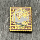 Vintage 1987 Us National Hot Air Balloon Mail Indianola Iowa Enamel Lapel Pin