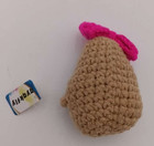 Qyqkfly Positive Potato Crochet Plush Motivational Amigurumi Doll