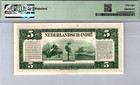 Netherlands Indies 5 Gulden 1943 Pmg 58 Choice About Unc Pick   113a