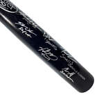 The Sandlot Cast Signed Louisville Slugger Black Baseball Bat  beckett 