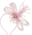 Fascinator Hat For Women Veil Feather Headwear Tea Party Wedding Retro Headband