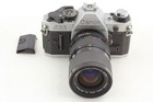  exc 5  Canon Ae-1 Ae1 Program Slr Film Camera Silver Body Fd Zoom Lens  Japan