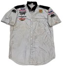 Vintage Roush Racing Nascar Pit Crew Shirt Ford Jr s Garage Race Used