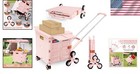 Portable Rolling Cart With 55l Capacity   Easy-fold Design - Ideal For Moving