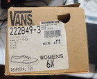 Vintage Women   s Black Vans Sneakers Shoes Size 6 5 1994 Made In Usa