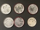 Five -  Vintage Beer Advertising Pin Back Buttons Black Label  National Bohemian