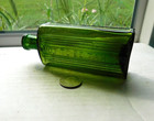 Stunning Olive Green Poison Embossed  Not To Be Taken  Base  4 Oz