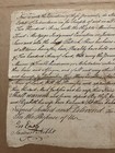 Late 1700   s Spartanburg South Carolina Plantation Sale Document
