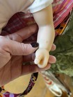 American Girl Bitty Baby Doll   Carrier And Moses  Basket  Dark Eyes 
