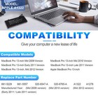    a1278 A1322 Battery For Macbook Pro 13  mid 2009 2010 Early late 2011 Mid 2012