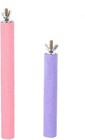 Bird Cage Perch Parrot Sand-surface Stand 2pack Grinding Wood Stick Platform    