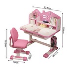 Kids Desk And Chair Set Height Adjustable Children s Learning Study Table 