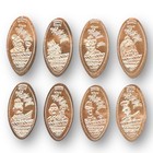 Disney Parks Muppets Rock N Roller Coaster Under Construction 8 Pressed Pennies