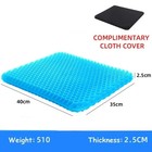Honeycomb Gel Seat Cushion 2 5cm Thick   Cooling  Orthopedic Support