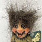 Vintage Fosse Troll Figurine With Tag Made In Norway 4 5 