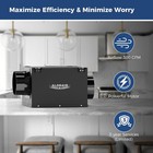 Alorair 300 Cfm Ultra Quiet Inline Exhaust Ventilation Fan For Bathroom Kitchen