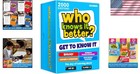 Portable Trivia Card Game Set For Ages 12  - Who Knows It Better  Family Edition