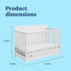 Hadley 5-in-1 Convertible Crib With Drawer     Greenguard Gold Certified  Fits 